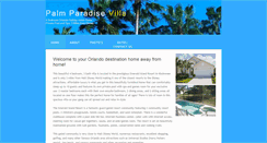 Desktop Screenshot of palmparadisevilla.com