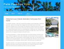 Tablet Screenshot of palmparadisevilla.com